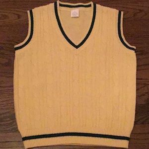 Boys cable knit vest